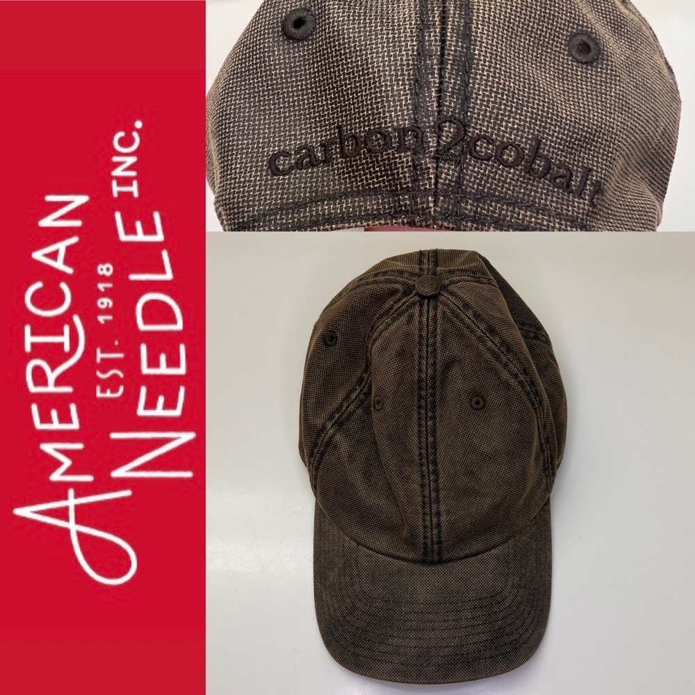 American‎ Needle for Carbon 2 Cobalt Brown Baseball Cap.